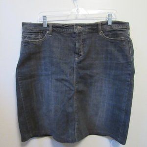 Mossimo Black Denim Skirt